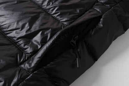 QUILTED DOWN VEST “Slate”
