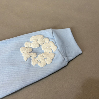 WASHED INDIGO SET “Powder Blue”