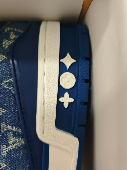 CHUNKY SKATE TRAINER “Blue Denim”