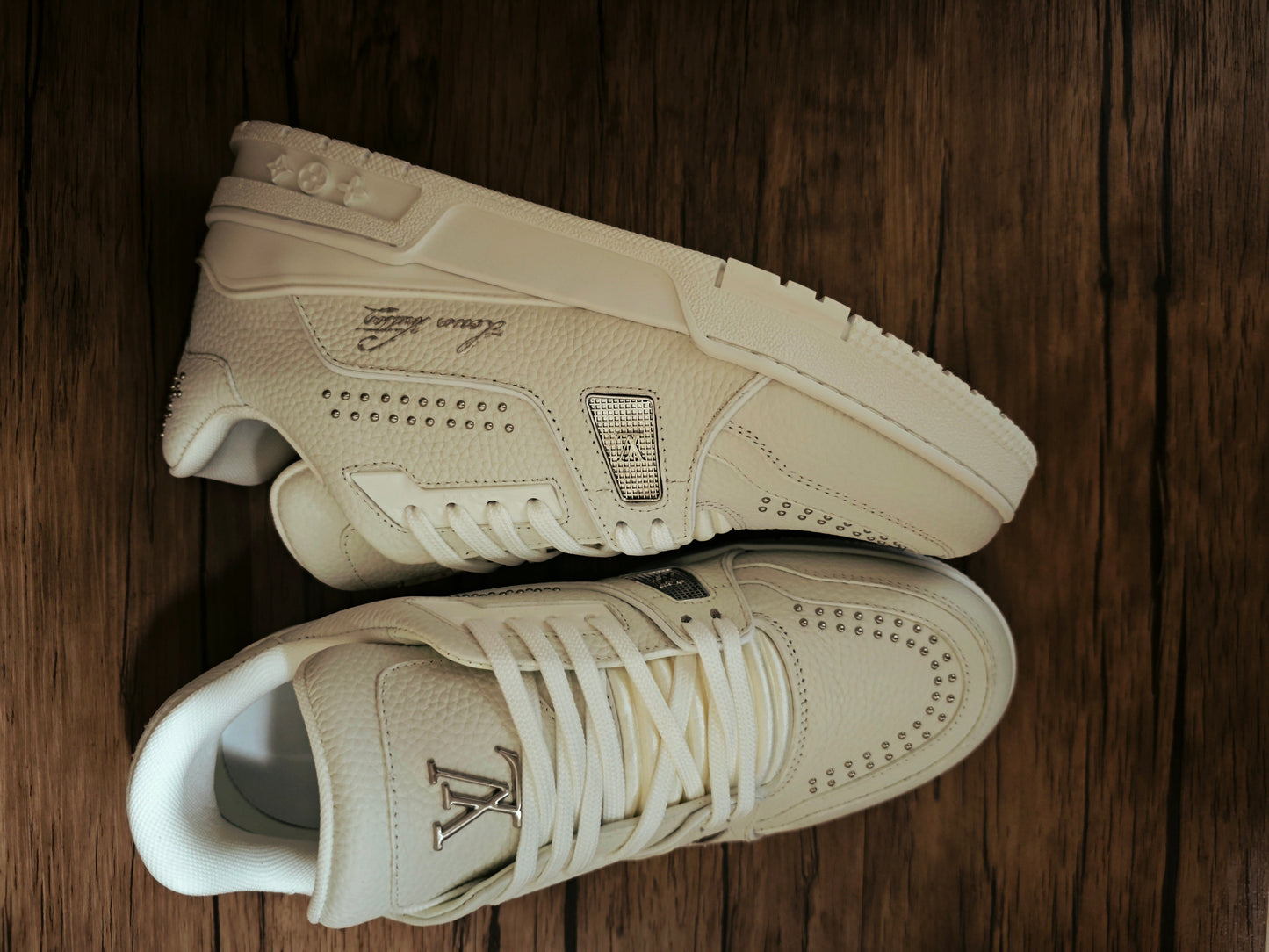 CHUNKY SKATE TRAINER “White Gray”