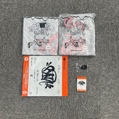 UTILITY SHORTS SET “Pink White”