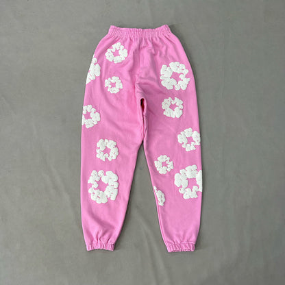WASHED INDIGO SET “Pink”