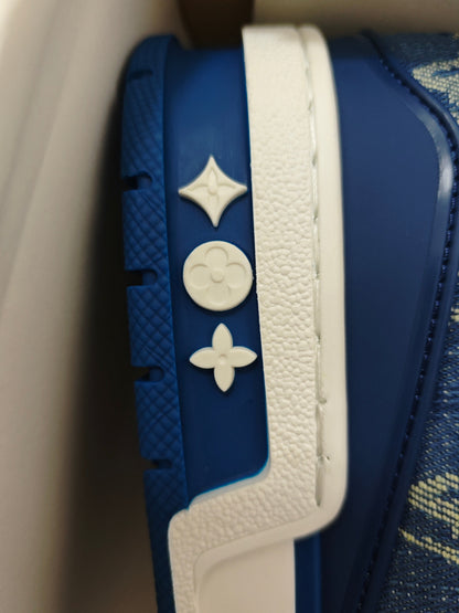 CHUNKY SKATE TRAINER “Blue Denim”