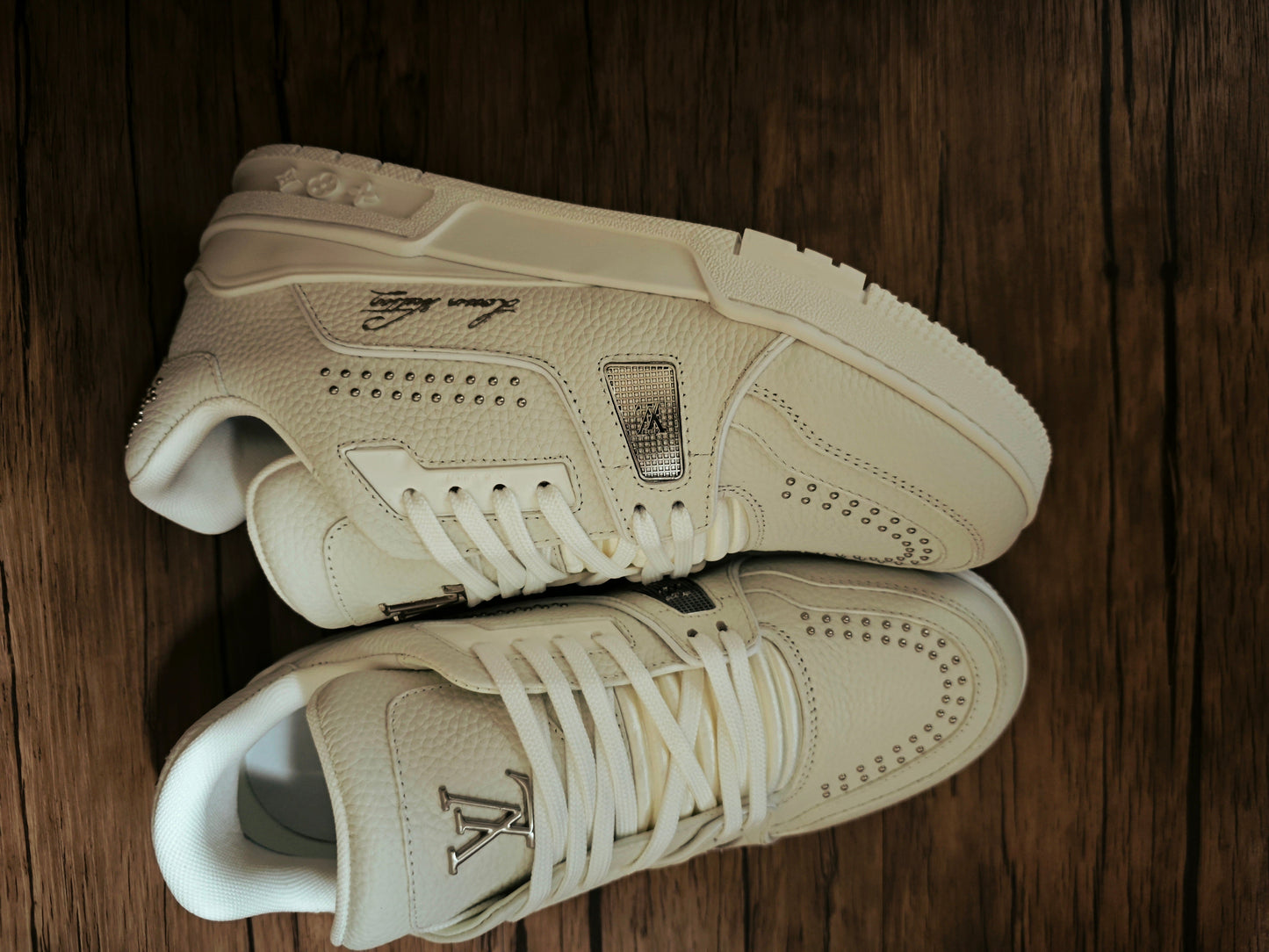 CHUNKY SKATE TRAINER “White Gray”