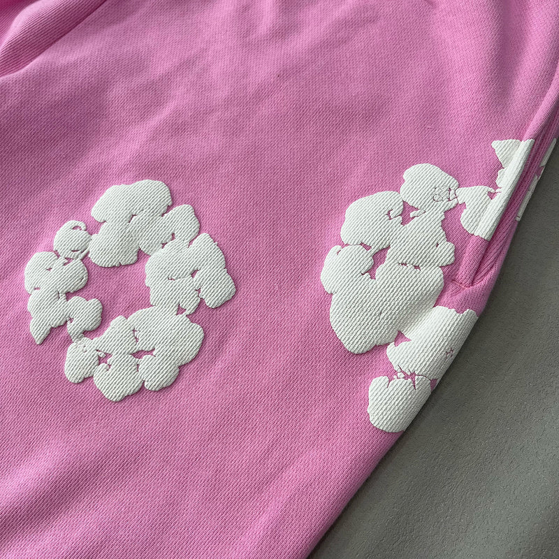 WASHED INDIGO SET “Pink”