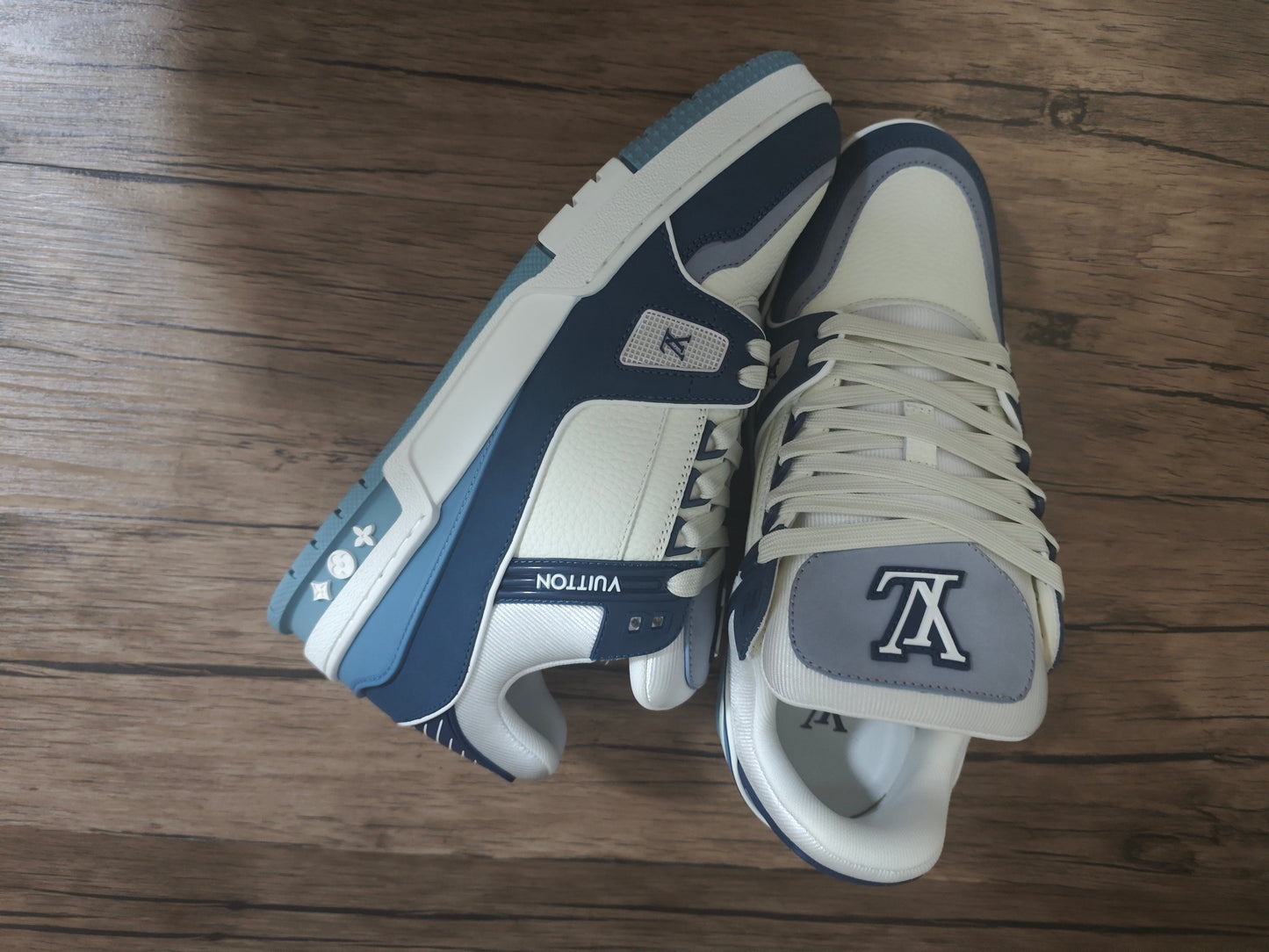 CHUNKY SKATE TRAINER “Blue”