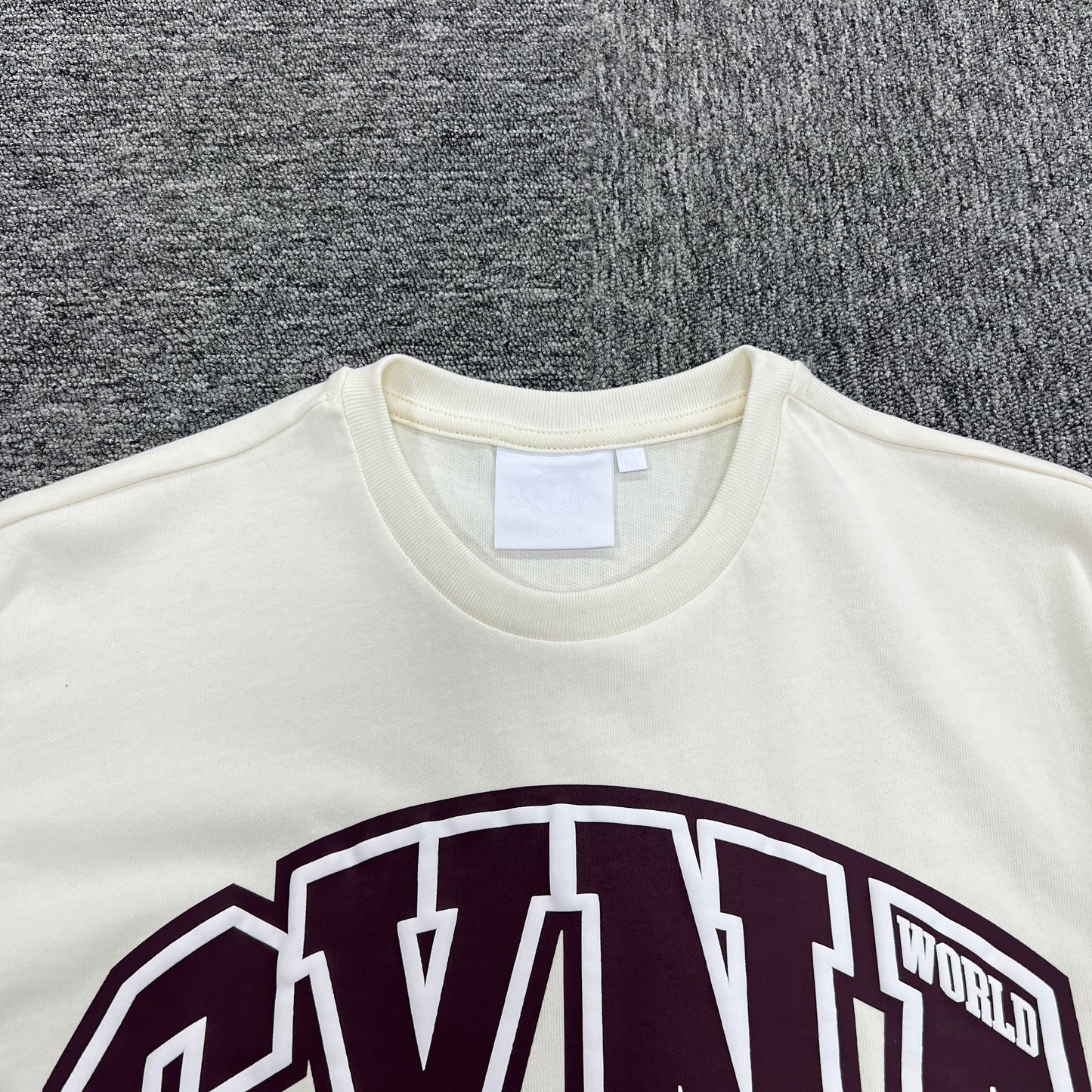 UTILITY GRAPHIC TEE “Burgundy Creme”