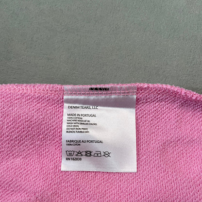WASHED INDIGO SET “Pink”
