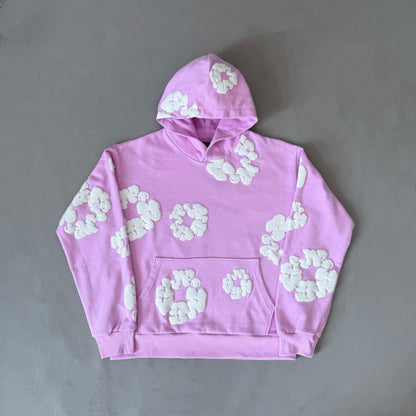WASHED INDIGO SET “Powder Pink”
