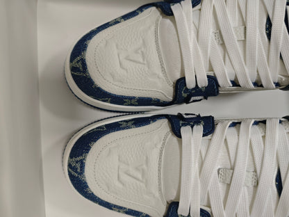 CHUNKY SKATE TRAINER “Blue Denim”