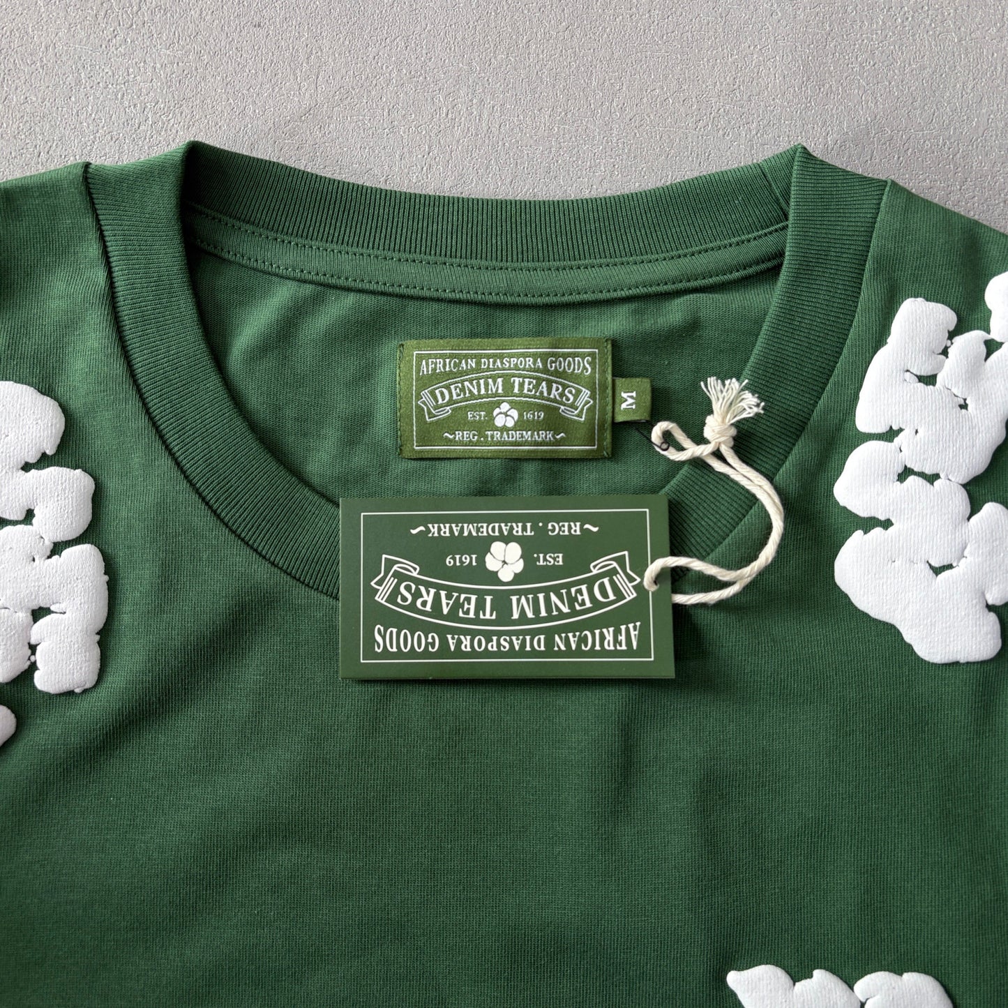 WASHED INDIGO SET “Green”