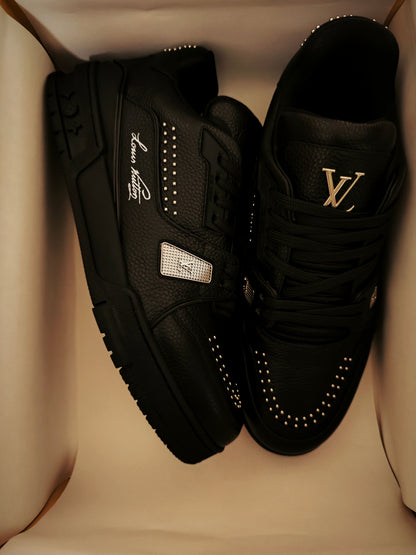 CHUNKY SKATE TRAINER “Black Diamond”