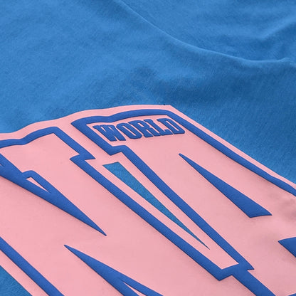 UTILITY GRAPHIC TEE “Pink Blue”