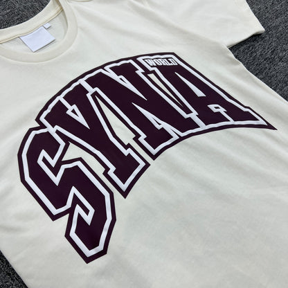 UTILITY GRAPHIC TEE “Burgundy Creme”