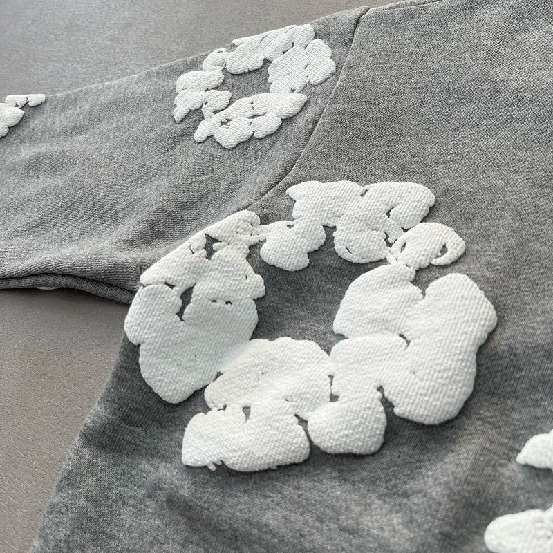 WASHED INDIGO SET “Gray”