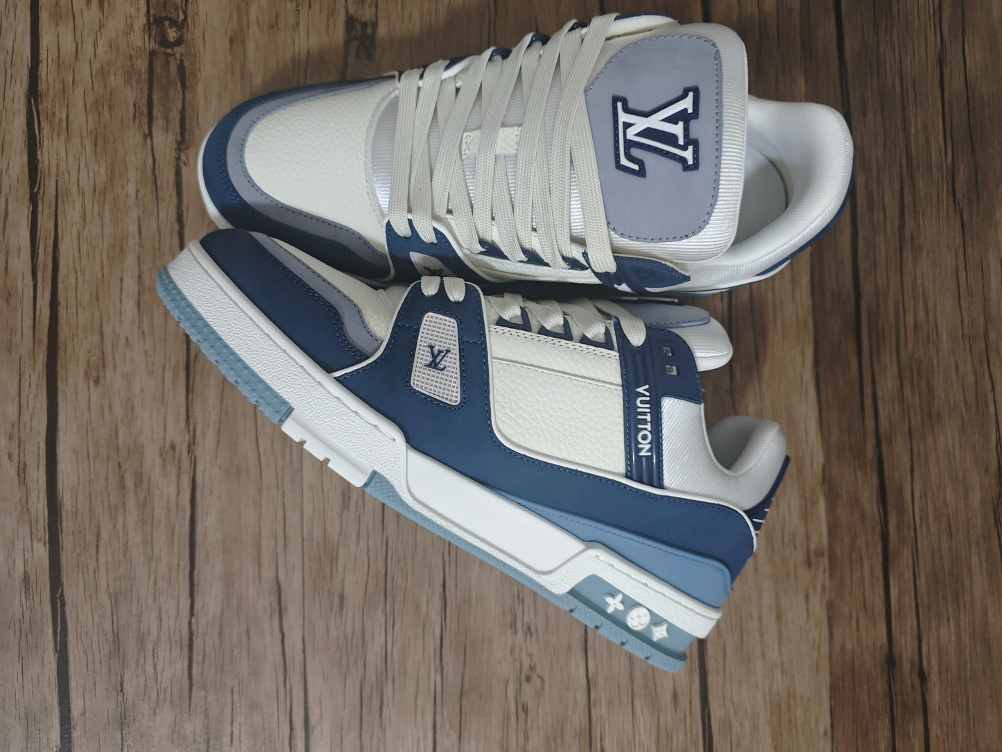 CHUNKY SKATE TRAINER “Blue”