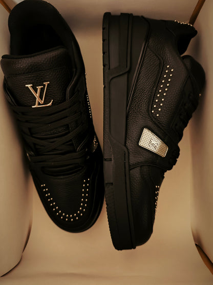 CHUNKY SKATE TRAINER “Black Diamond”