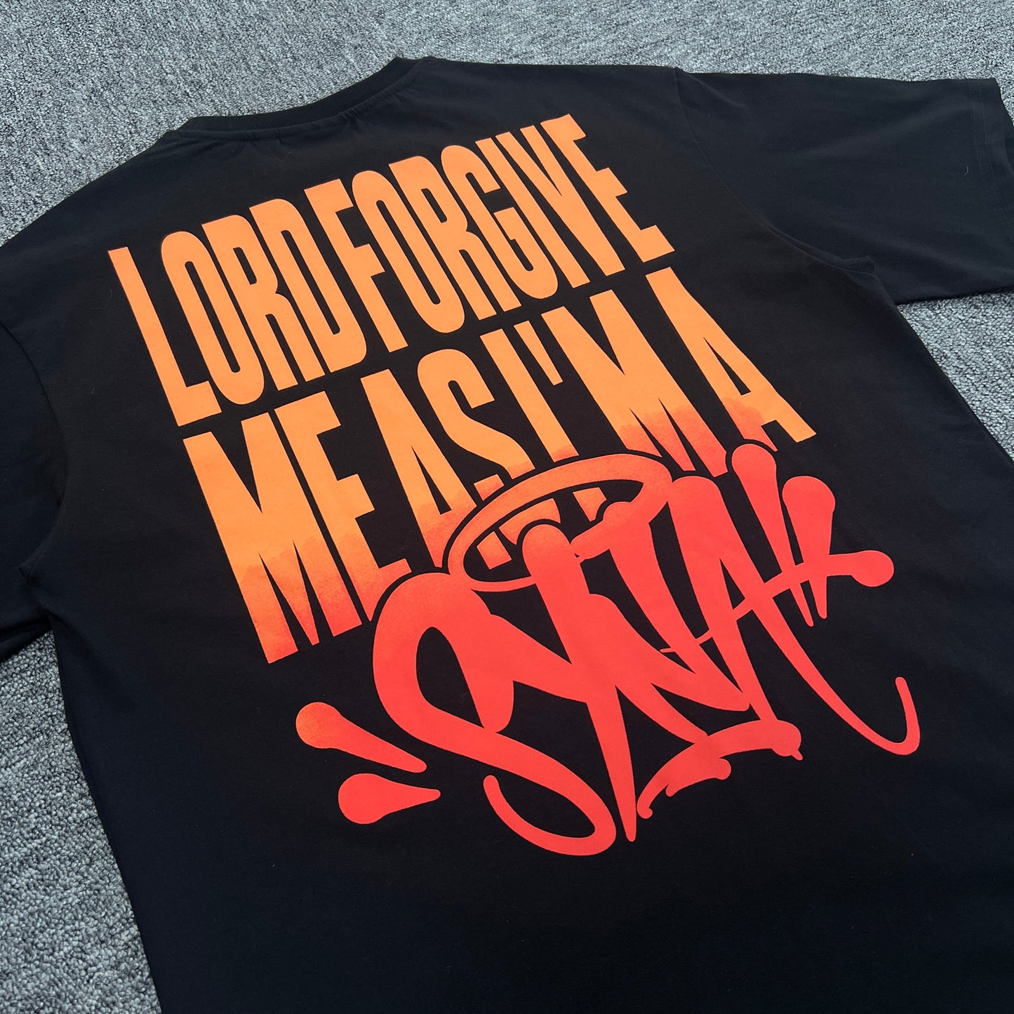 UTILITY GRAPHIC TEE “Fire Black”