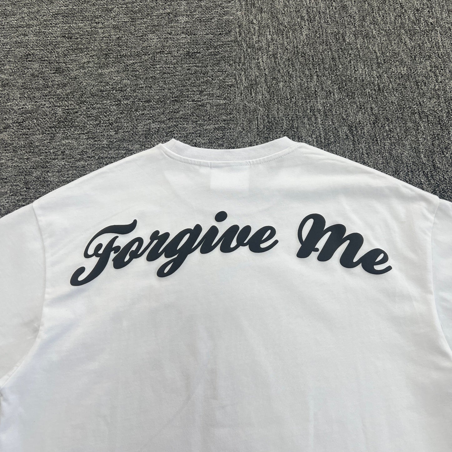 UTILITY GRAPHIC TEE “Forgive Me White”