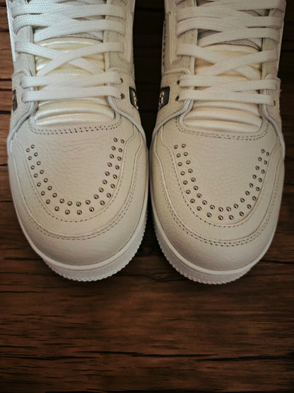 CHUNKY SKATE TRAINER “White Gray”