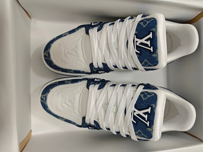 CHUNKY SKATE TRAINER “Blue Denim”