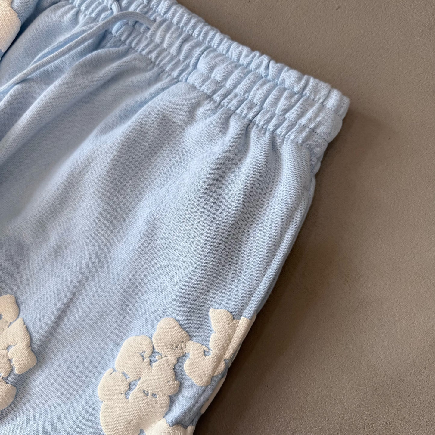 WASHED INDIGO SET “Powder Blue”