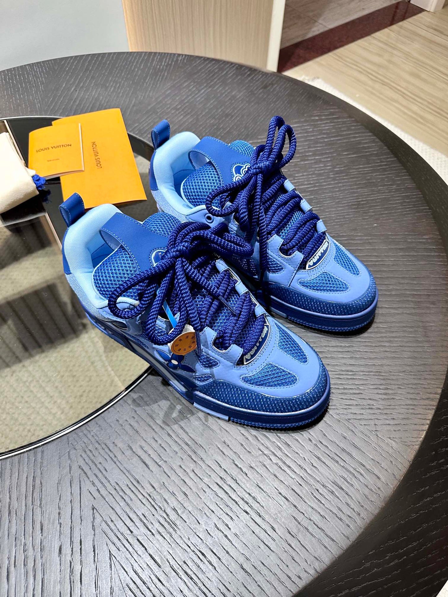 CHUNKY SKATE TRAINER “Blue”