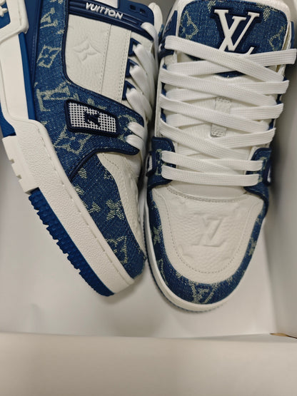 CHUNKY SKATE TRAINER “Blue Denim”