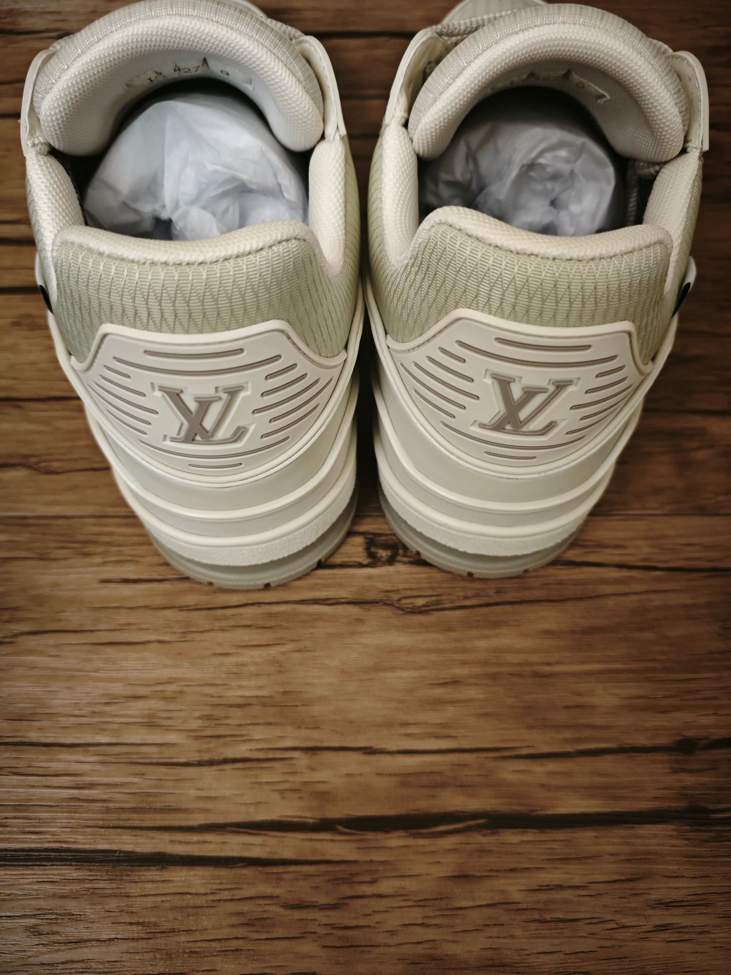 CHUNKY SKATE TRAINER “White Beige”