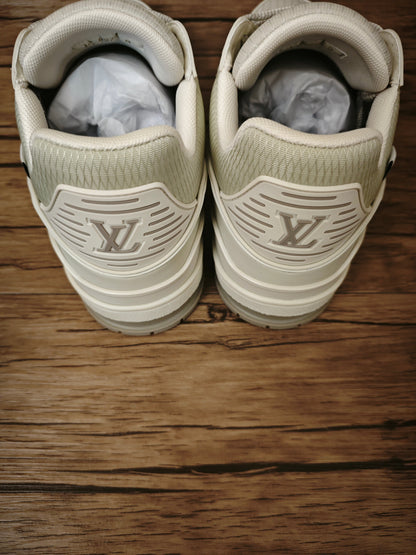 CHUNKY SKATE TRAINER “White Beige”