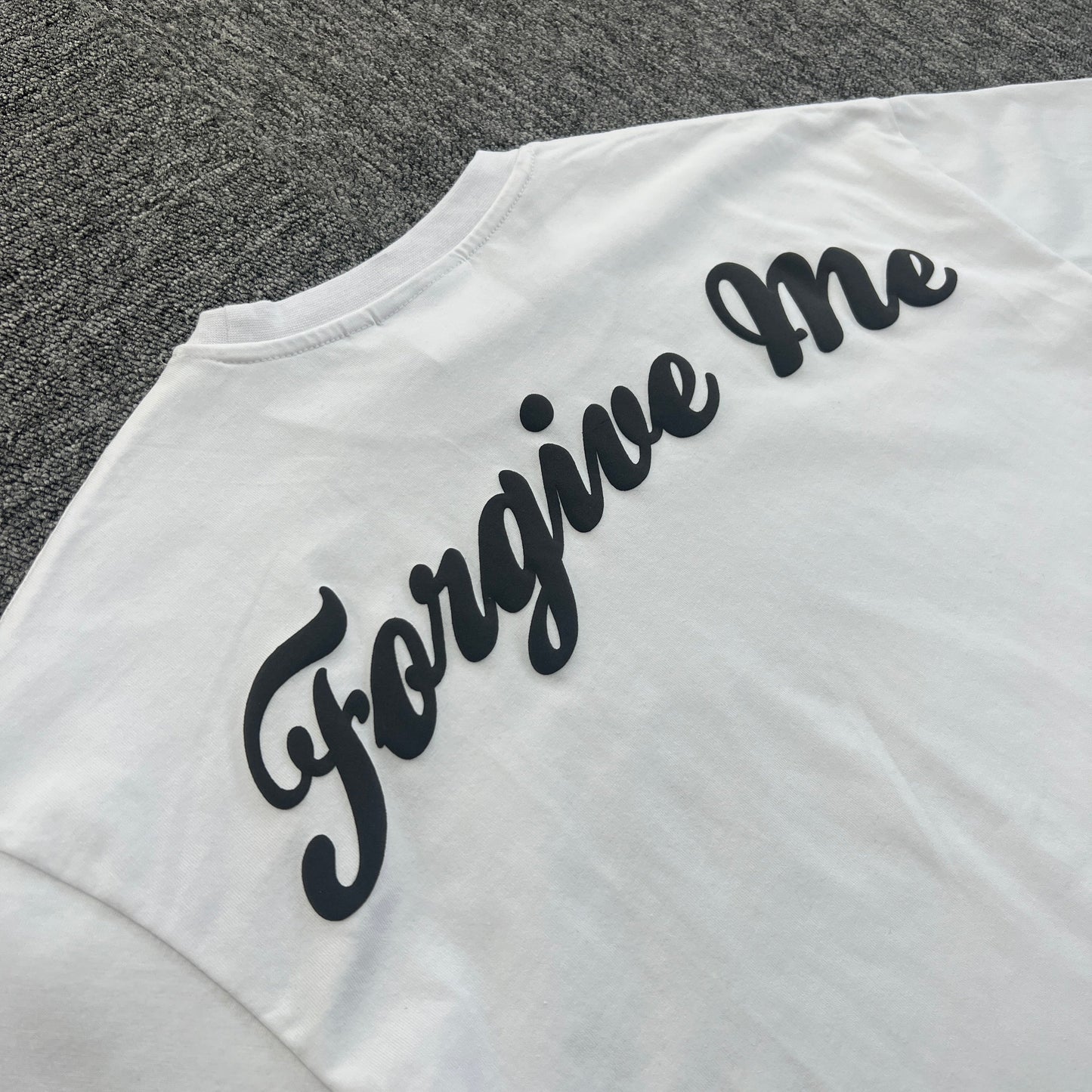 UTILITY GRAPHIC TEE “Forgive Me White”