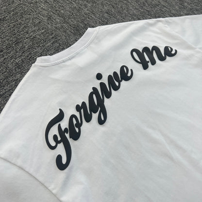 UTILITY GRAPHIC TEE “Forgive Me White”