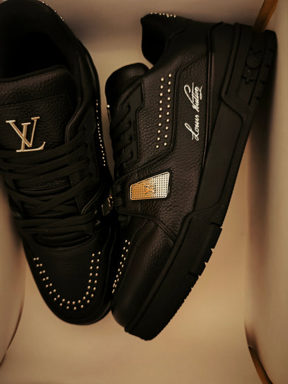 CHUNKY SKATE TRAINER “Black Diamond”