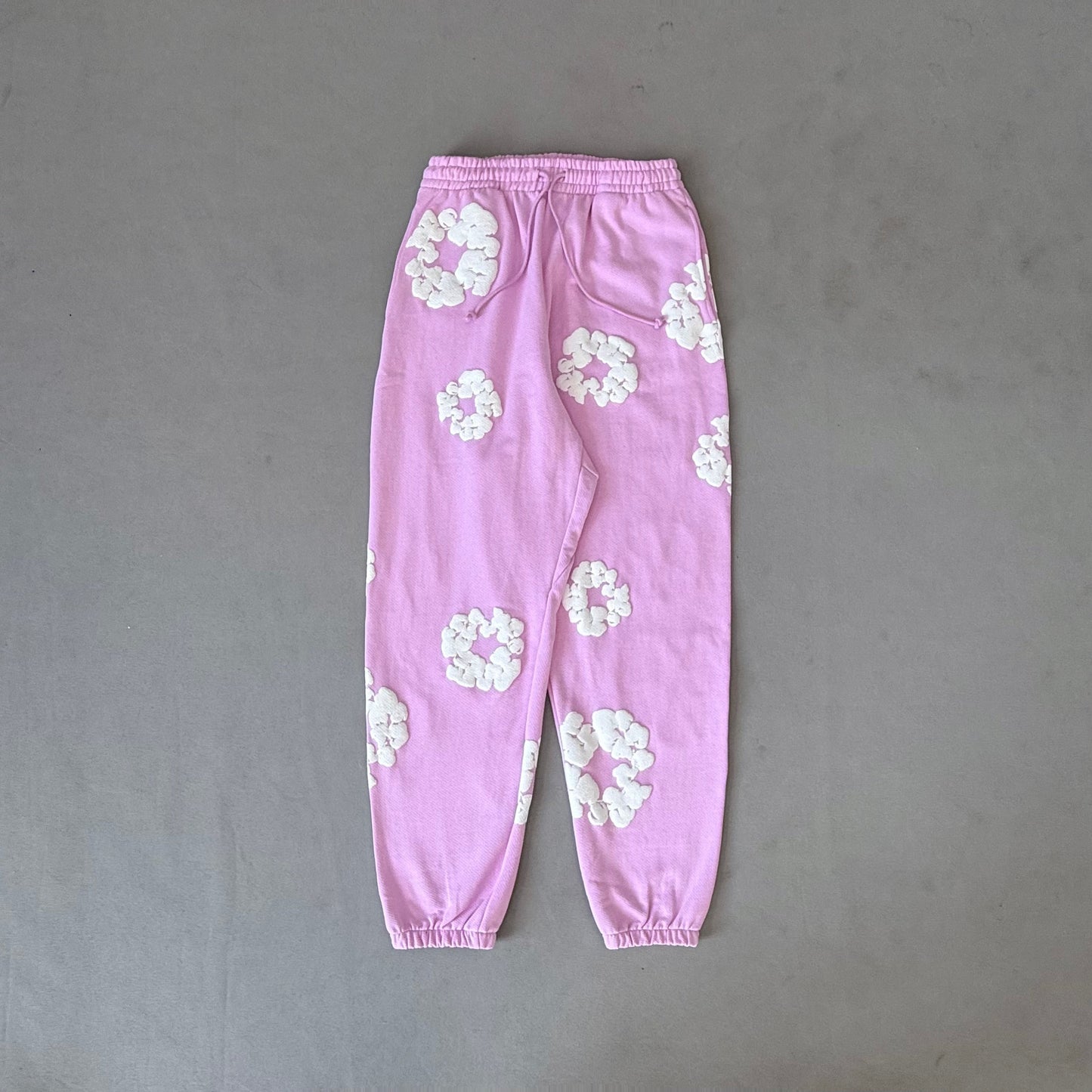 WASHED INDIGO SET “Powder Pink”