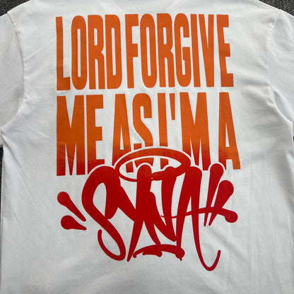 UTILITY GRAPHIC TEE “Fire White”
