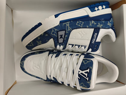 CHUNKY SKATE TRAINER “Blue Denim”
