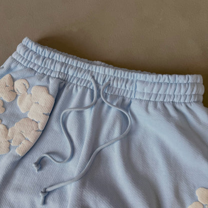 WASHED INDIGO SET “Powder Blue”