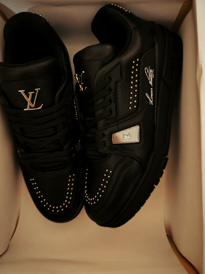 CHUNKY SKATE TRAINER “Black Diamond”