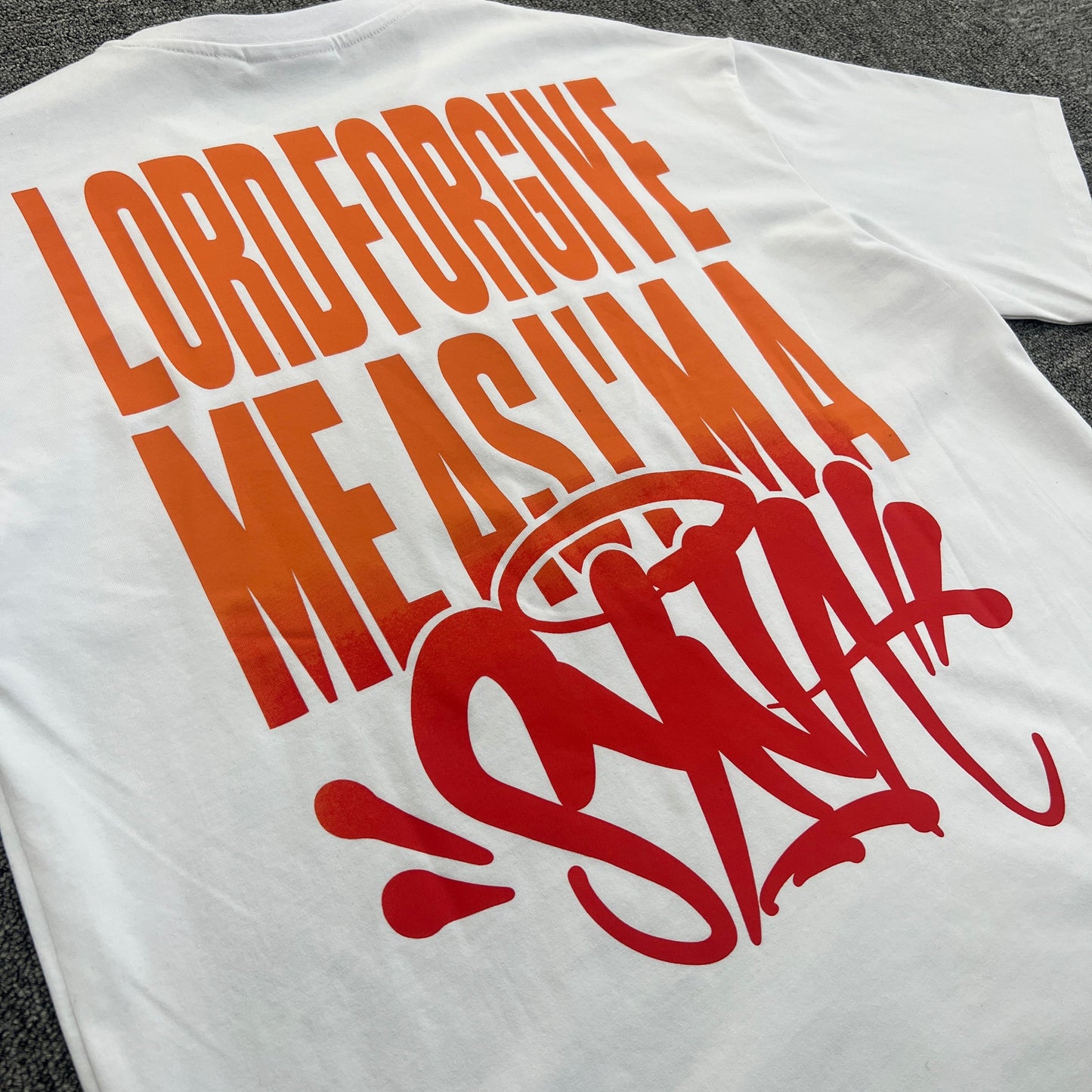 UTILITY GRAPHIC TEE “Fire White”