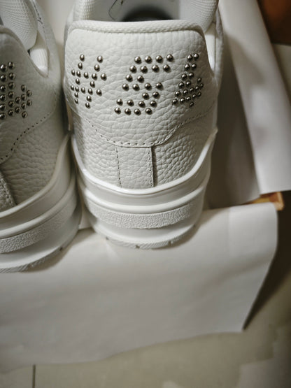CHUNKY SKATE TRAINER “White Gray”