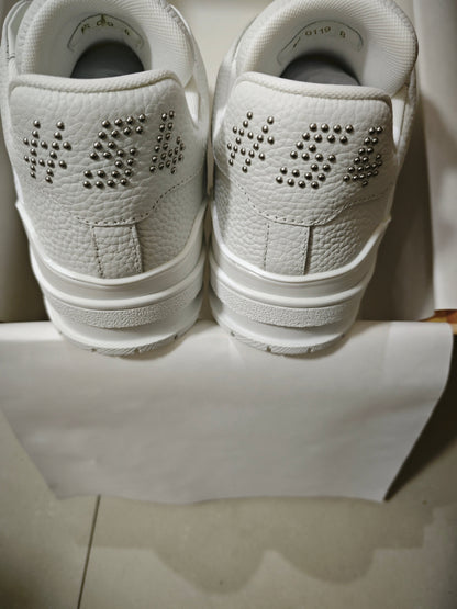 CHUNKY SKATE TRAINER “White Gray”