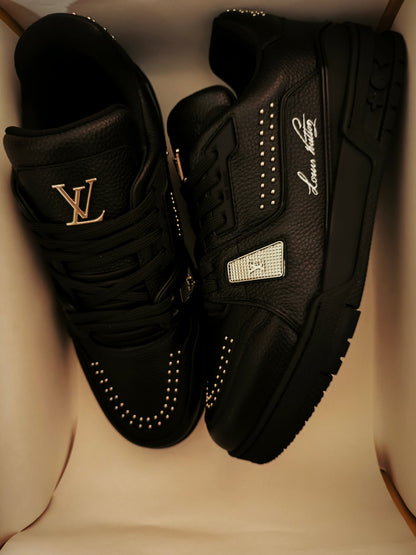 CHUNKY SKATE TRAINER “Black Diamond”