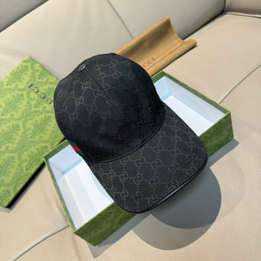MONOGRAM FIELD CAP “Onyx”