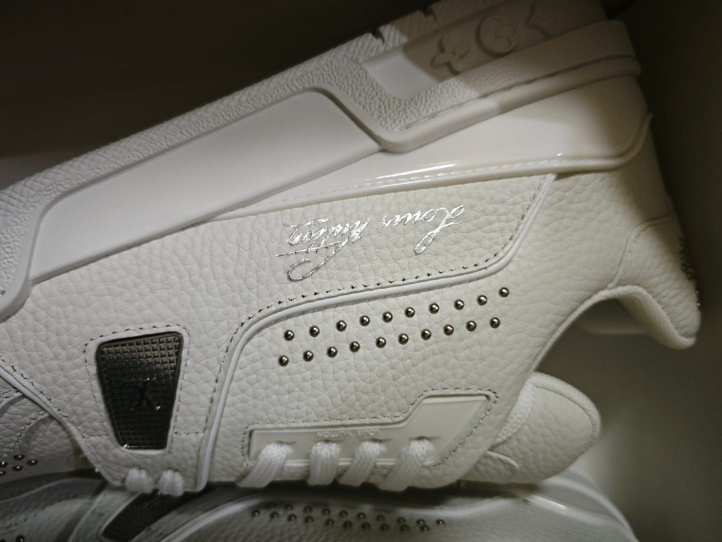 CHUNKY SKATE TRAINER “White Gray”