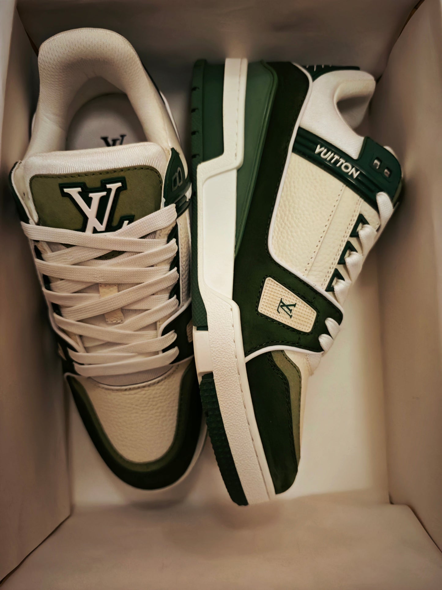 CHUNKY SKATE TRAINER “Military Green”