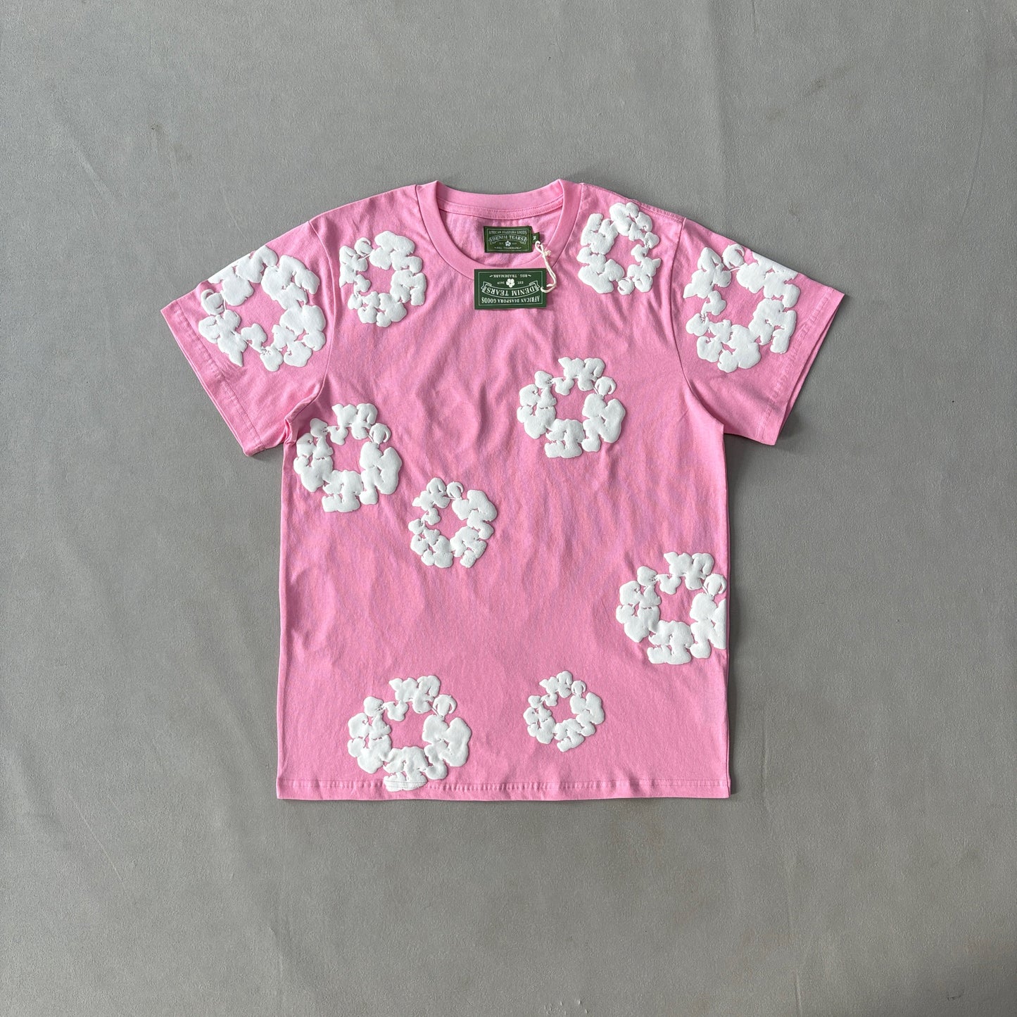 WASHED INDIGO SET “Pink”