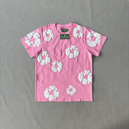 WASHED INDIGO SET “Pink”