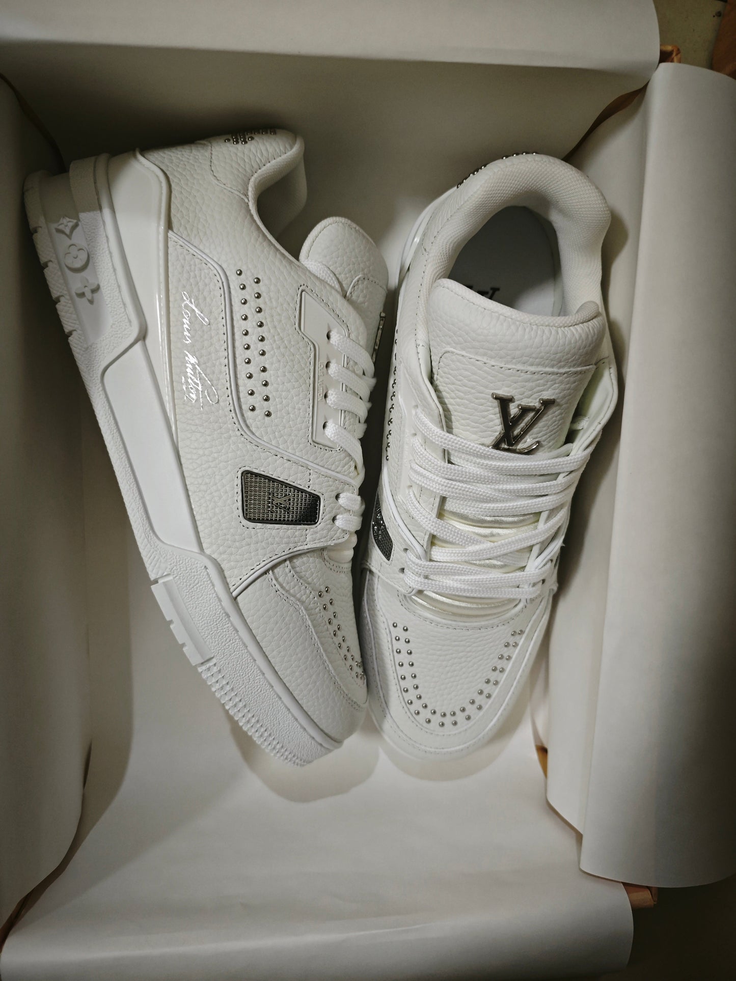 CHUNKY SKATE TRAINER “White Gray”