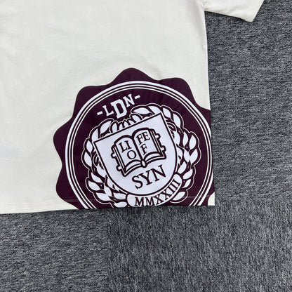 UTILITY GRAPHIC TEE “Burgundy Creme”