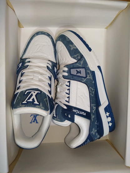 CHUNKY SKATE TRAINER “Blue Denim”